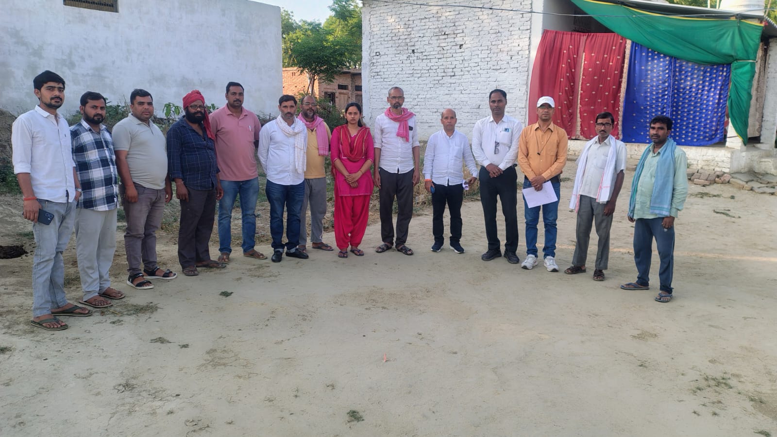 बेटी विवाह योजना में विभिन्न जनपद व ब्लाक के स्थलीय सत्यापन की फोटो 