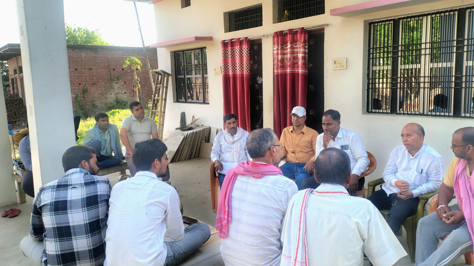 बेटी विवाह योजना में विभिन्न जनपद व ब्लाक के स्थलीय सत्यापन की फोटो 